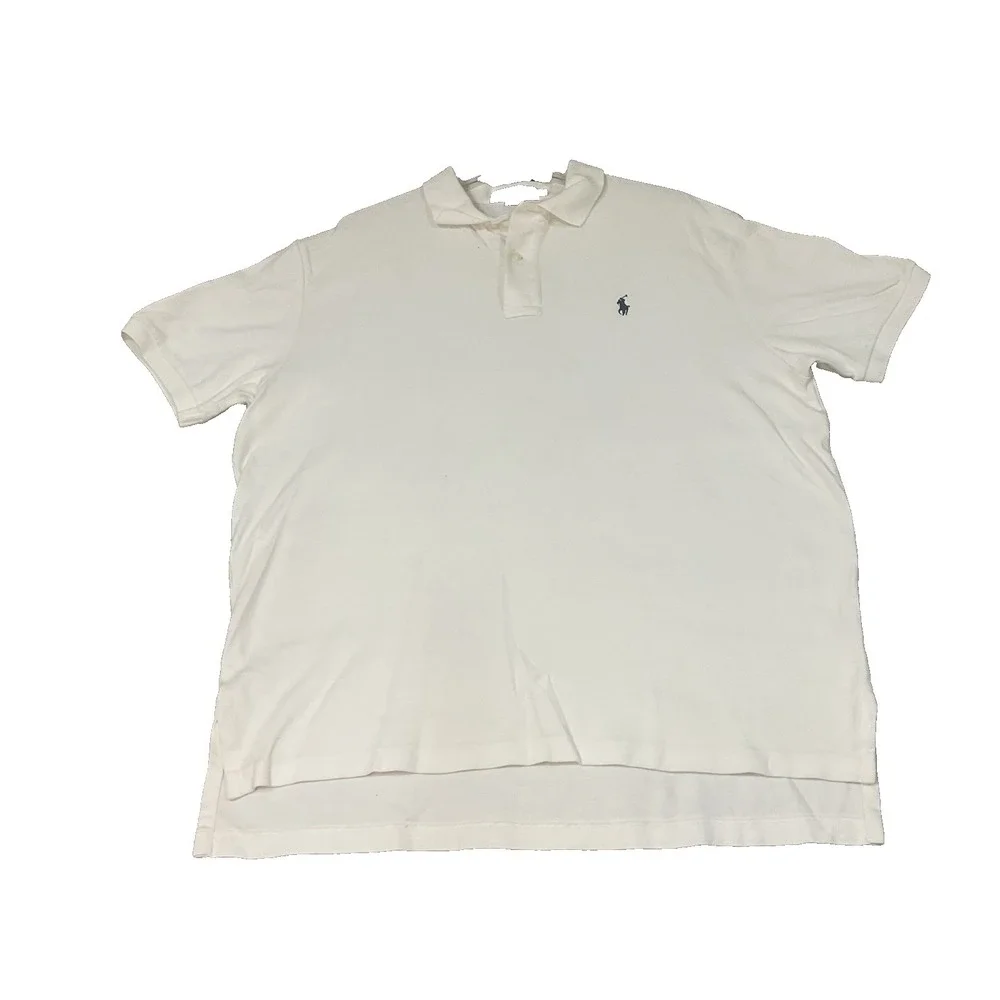 Lot‎ of 3 Ralph Lauren Blue Silver Tag Preppy Golf Polo Shirt Sz L